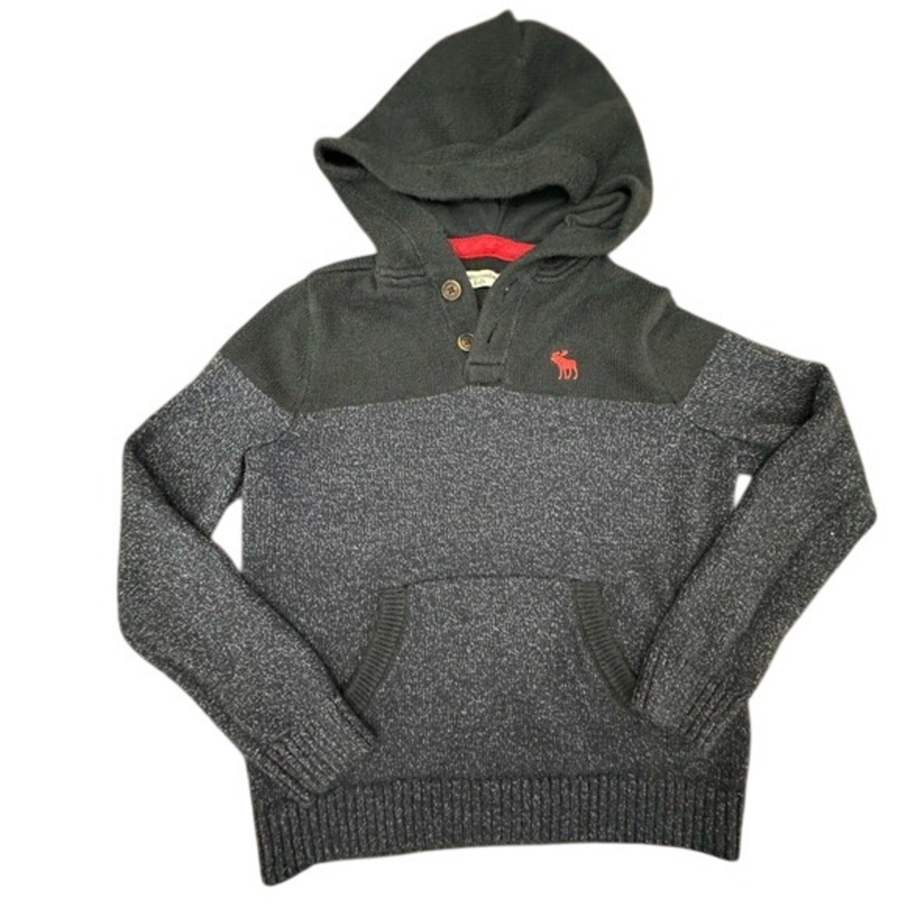 Abercrombie Kids Boys 13/14 Sweater‎ Hoodie Button EUC